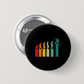 Snowboarden Evolution Berge Skipiste Snowboarden Button (Vorne & Hinten)