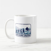 Snowboarden Evolution Reiten Die sich verschiebend Kaffeetasse (Links)