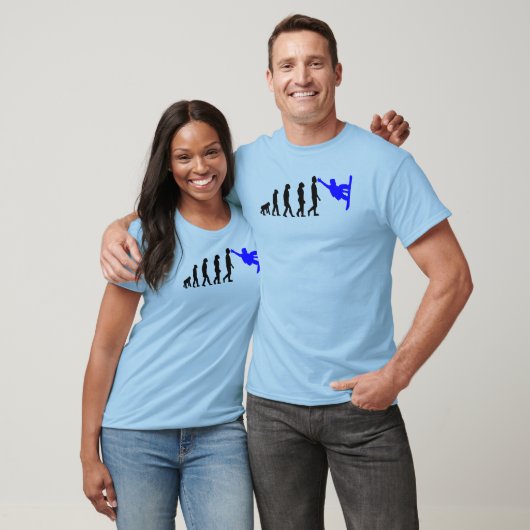 Snowboarden-Evolution T-Shirt (Unisex)