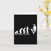 Snowboarden Evolution T Shirt für Männer Karte (Gelbe Blume)