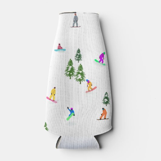 Snowboarden Flaschenkühler (Vorderseite)