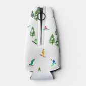 Snowboarden Flaschenkühler (Rückseite)