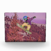 Snowboarden Fotoblock (Vorderseite)