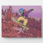 Snowboarden Fotoplatte (Vorderseite)