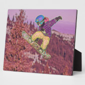 Snowboarden Fotoplatte (Seite)