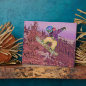 Snowboarden Fotoplatte (Seite)