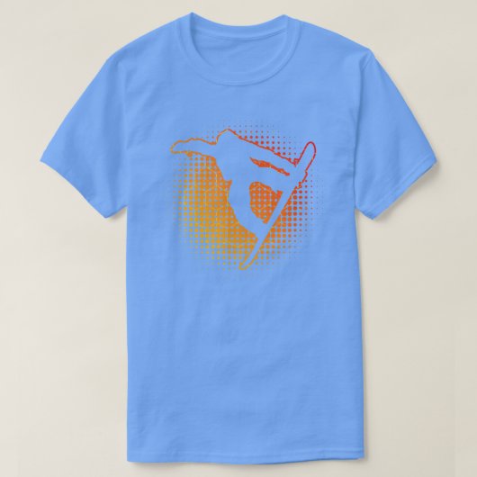 Snowboarden Frauen Snowboarder Männer T-Shirt (Design vorne)