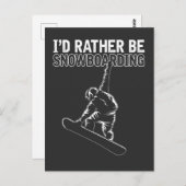 Snowboarden Freestyle Snow Boarding Snowboarder Postkarte (Vorne/Hinten)