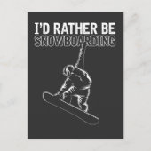 Snowboarden Freestyle Snow Boarding Snowboarder Postkarte (Vorderseite)