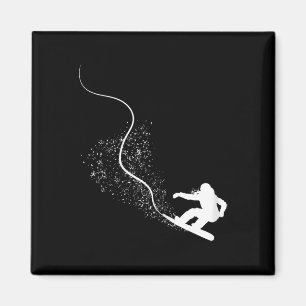 Snowboarden Freestyle Wintersport Snowboard T-Shir Magnet