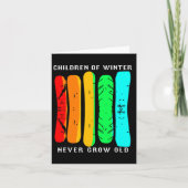 Snowboarden Funny Snowboard Karte (Vorderseite)