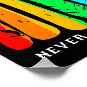 Snowboarden Funny Snowboard Poster (Ecke)