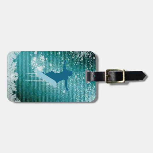 Snowboarden Gepäckanhänger (Vorderseite horizontal)