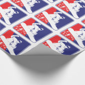 Snowboarden Geschenkpapier (Ecke)