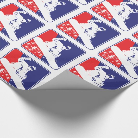 Snowboarden Geschenkpapier (Ecke)
