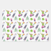 Snowboarden Geschenkpapier Set (Vorderseite 3)