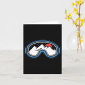 Snowboarden Gles Outdoor - Snowboard Karte (Gelbe Blume)