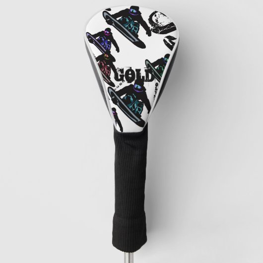 SNOWBOARDEN GOLF HEADCOVER (Vorderseite)