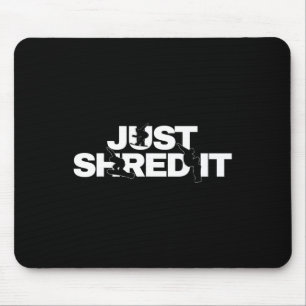Snowboarden Grafik - nur verschrottet Mousepad
