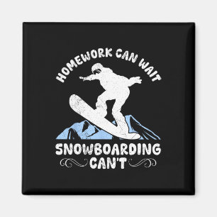 Snowboarden Hausaufgaben kann Snowboarder-Kinder a Magnet
