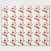 Snowboarden Holiday Geschenk Geschenkpapier (Flach)