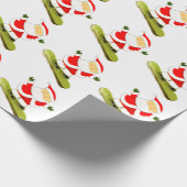 Snowboarden Holiday Geschenk Geschenkpapier (Ecke)