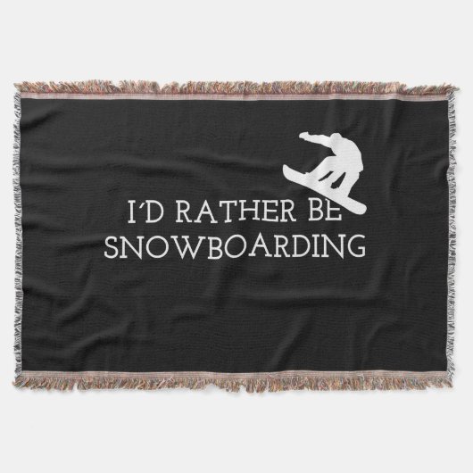 Snowboarden - ich würde eher Snowboarden Decke (Vorderseite)