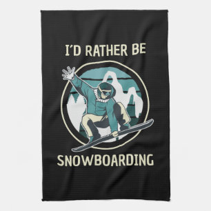Snowboarden - ich würde eher Snowboarden Geschirrtuch