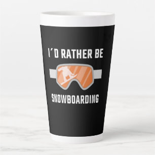 Snowboarden - ich würde eher Snowboarden Milchtasse