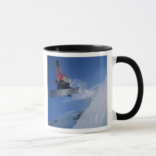 Snowboarden im Snowbird Resort, Utah (MR) Tasse
