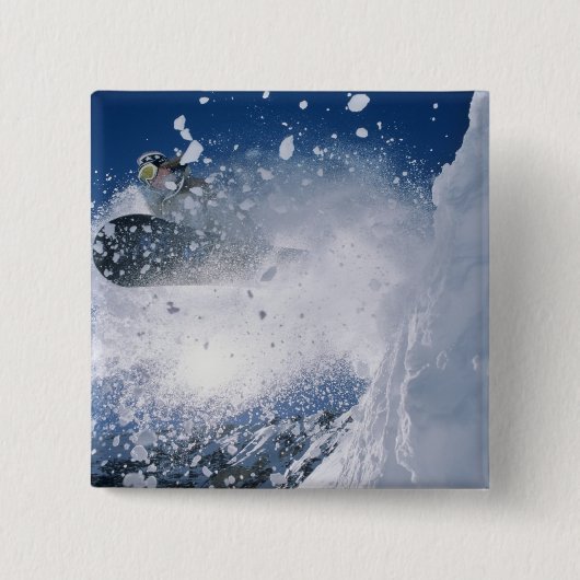 Snowboarden im Snowbird Resort, Wasatch Button (Vorderseite)