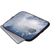 Snowboarden im Snowbird Resort, Wasatch Laptopschutzhülle (Vorne Knopf)