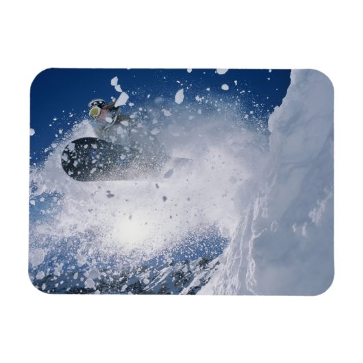 Snowboarden im Snowbird Resort, Wasatch Magnet (Horizontal)