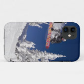 Snowboarden im Whitefish Mounort Case-Mate iPhone Hülle (Rückseite (Horizontal))