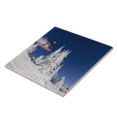 Snowboarden im Whitefish Mounort Fliese (Seite)