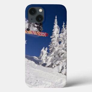 Snowboarden im Whitefish Mountain Resort iPhone 13 Hülle