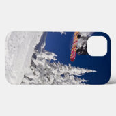 Snowboarden im Whitefish Mountain Resort Case-Mate iPhone Hülle (Rückseite (Horizontal))