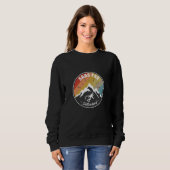 Snowboarden in Saas Fee Schweiz Sweatshirt (Vorne ganz)
