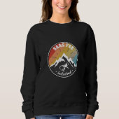 Snowboarden in Saas Fee Schweiz Sweatshirt (Vorderseite)
