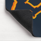 Snowboarden individueller Mousepad (Ecke)