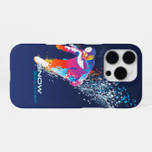 Snowboarden iPhone Hülle (Rückseite (Horizontal))
