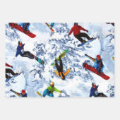 Snowboarden ist nicht alles geschenkpapier set (Vorderseite 2)