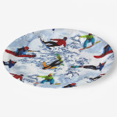 Snowboarden ist nicht alles pappteller (Schrägansicht)