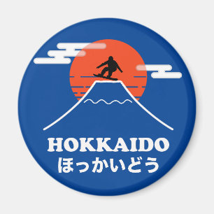 Snowboarden, Japan Hokkaido Magnet