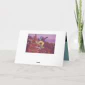 Snowboarden Karte (Rückseite)