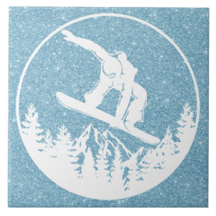 Snowboarden Keramik Tile Fliese