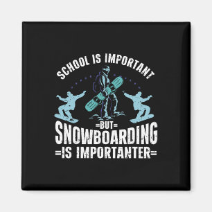 Snowboarden Kunst Männer Snowboard Winter Cool Sno Magnet