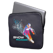 Snowboarden | Laptop-Siebtasche 13" Laptopschutzhülle (Vorderseite Links)