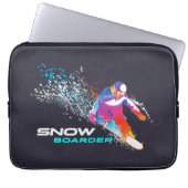 Snowboarden | Laptop-Siebtasche 13" Laptopschutzhülle (Vorderseite)
