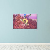 Snowboarden Leinwanddruck (Insitu (Holzboden))